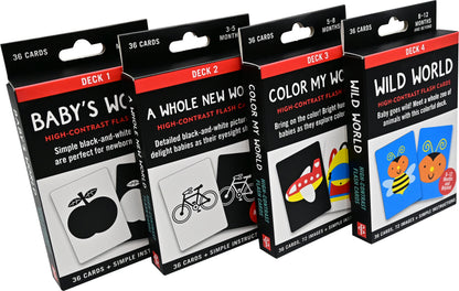 High Contrast Flash Cards Set of 4