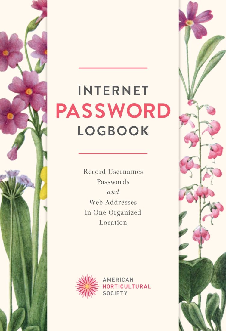 Internet Password Logbook