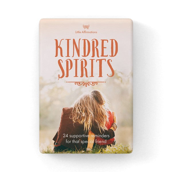 Kindred Spirits - 24 Inspirational Affirmation Cards + Stand