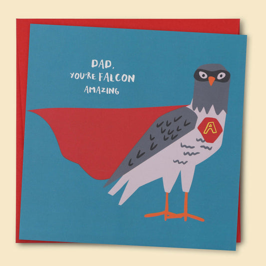 Papernest Dad, You're Falcon Amazing Card