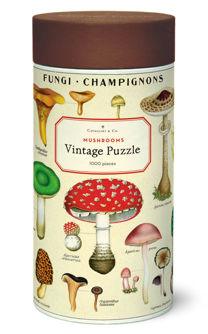 Cavallini 1000 Pc Puzzle - Mushrooms