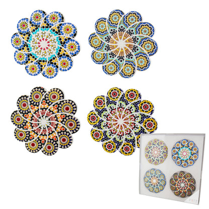 Hepburn Ceramic Flower Coaster Set of 4