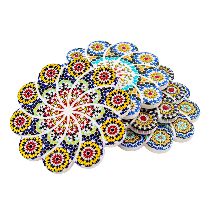Hepburn Ceramic Flower Coaster Set of 4