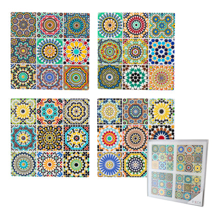 Hepburn Ceramic Square Coaster Set of 4