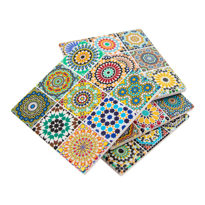 Hepburn Ceramic Square Coaster Set of 4