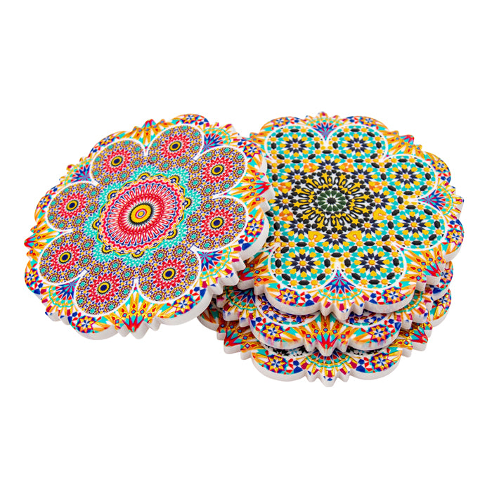 Hepburn Ceramic Sun Shape Coaster Set of 4
