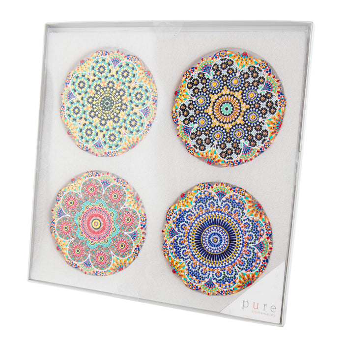 Hepburn Ceramic Sun Shape Coaster Set of 4