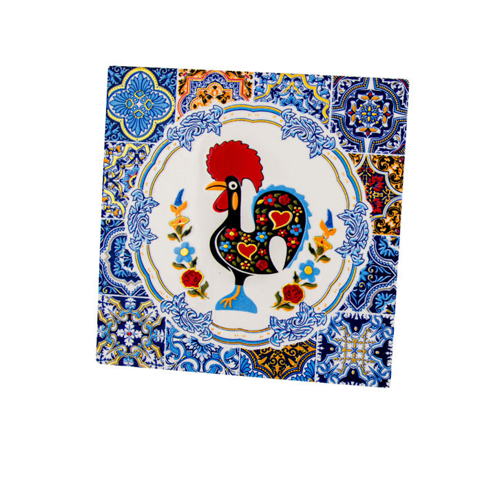 Indigo Ceramic Barcelona Circle Trivet
