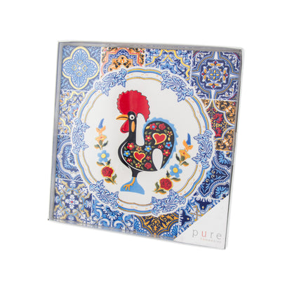 Indigo Ceramic Barcelona Circle Trivet