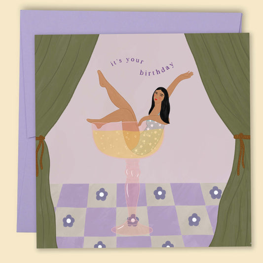 Papernest It's Your Birthday Martini Glass Card