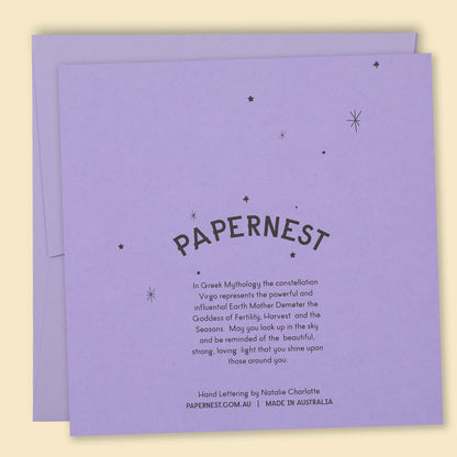 Papernest Mum Constellations Card - Lavender