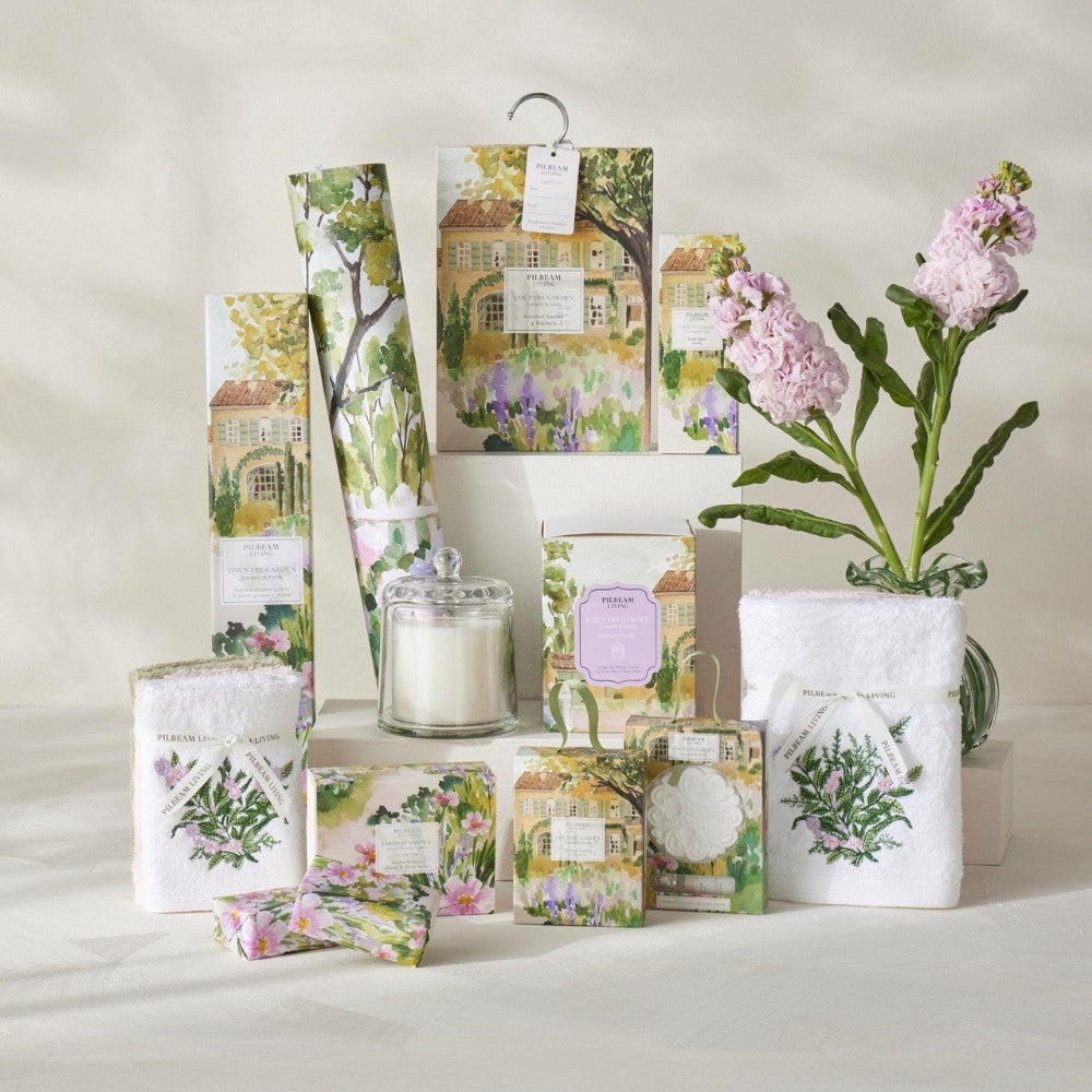 Country Garden Scented Drawer Liners 6 Sheets - Lavender & Vanilla