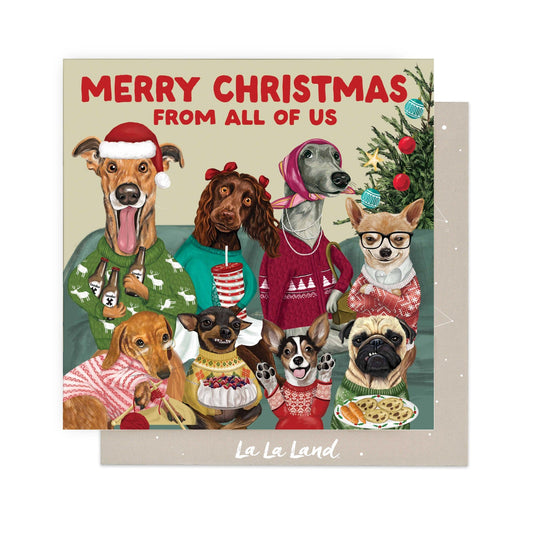 Greeting Card Family Portrait Xmas