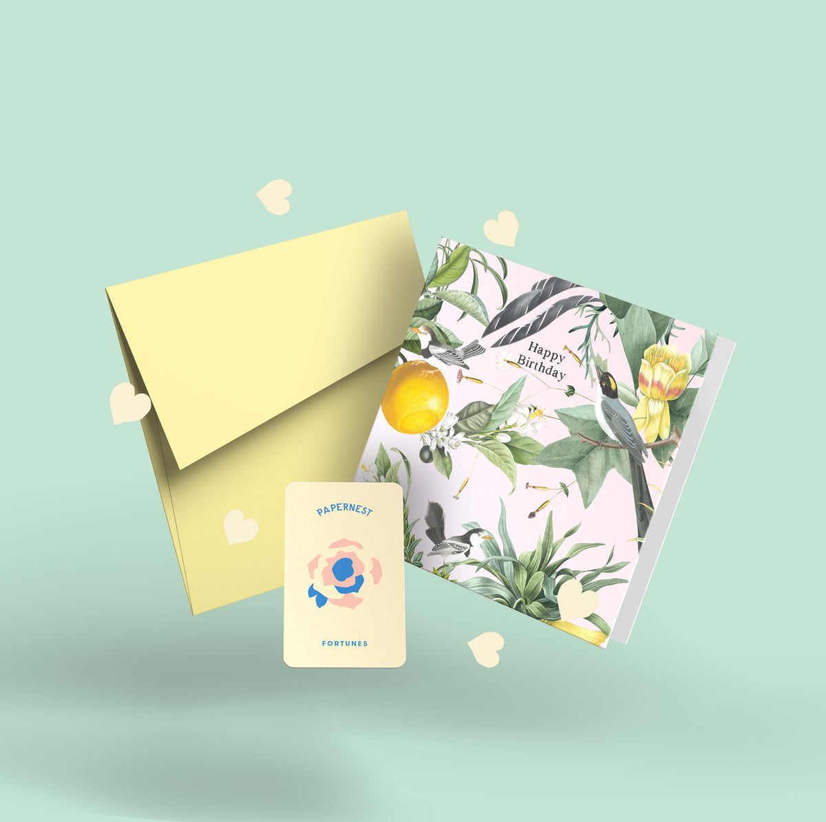 Papernest Happy Birthday Birds & Lemons Card