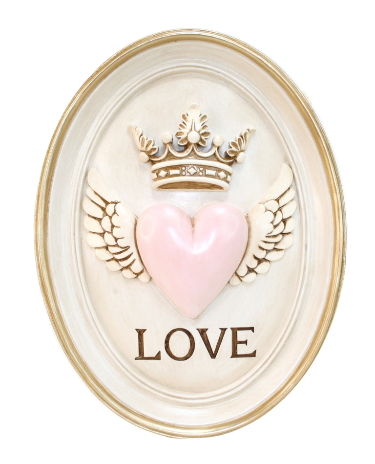 Christiana Love Wall Art Beige 26cm