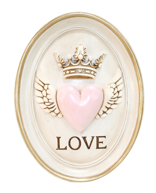 Christiana Love Wall Art Beige 26cm