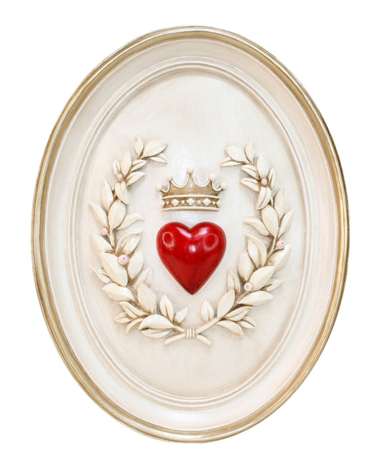 Christiana Olive Branch Wall Art Beige 26cm