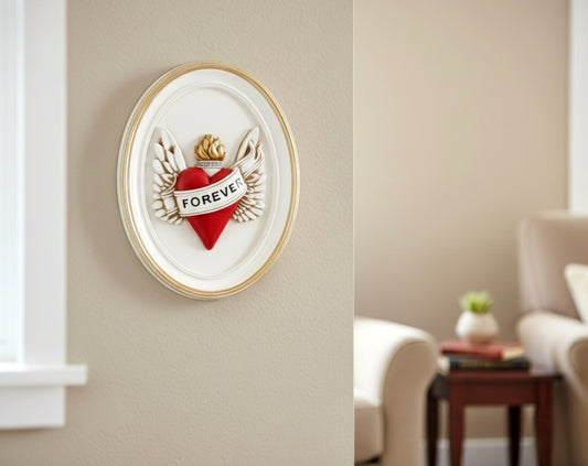 Christiana Forever Love Wall Art Beige 26cm