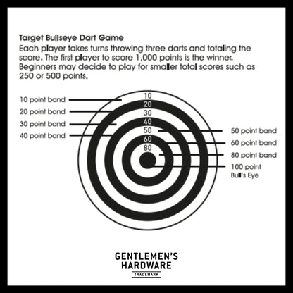 Gentlemen's Hardware Magnetic Dartboard Roll