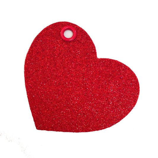Candle Bark Heart Tag