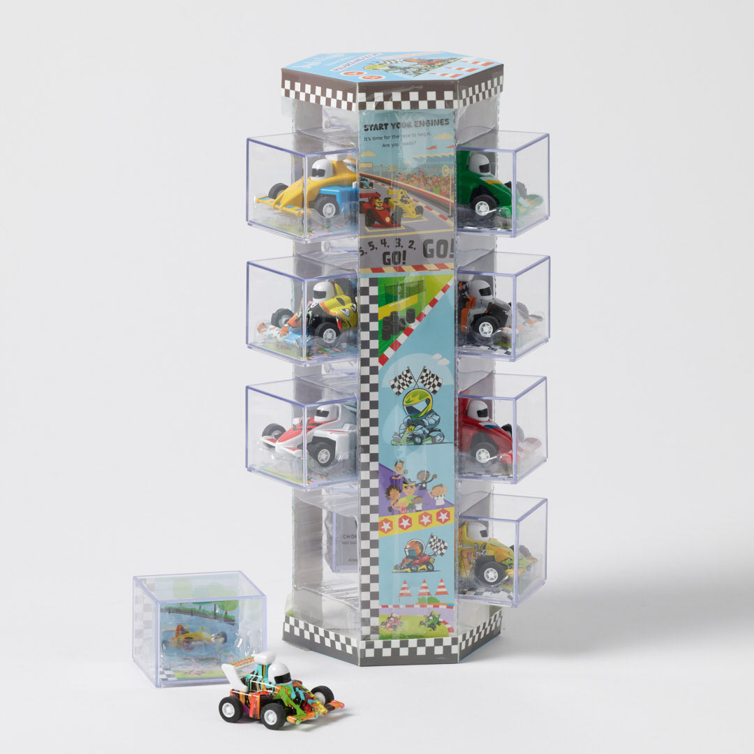 Jiggle & Giggle Veloce Vehicles Pullback Toy Race Car