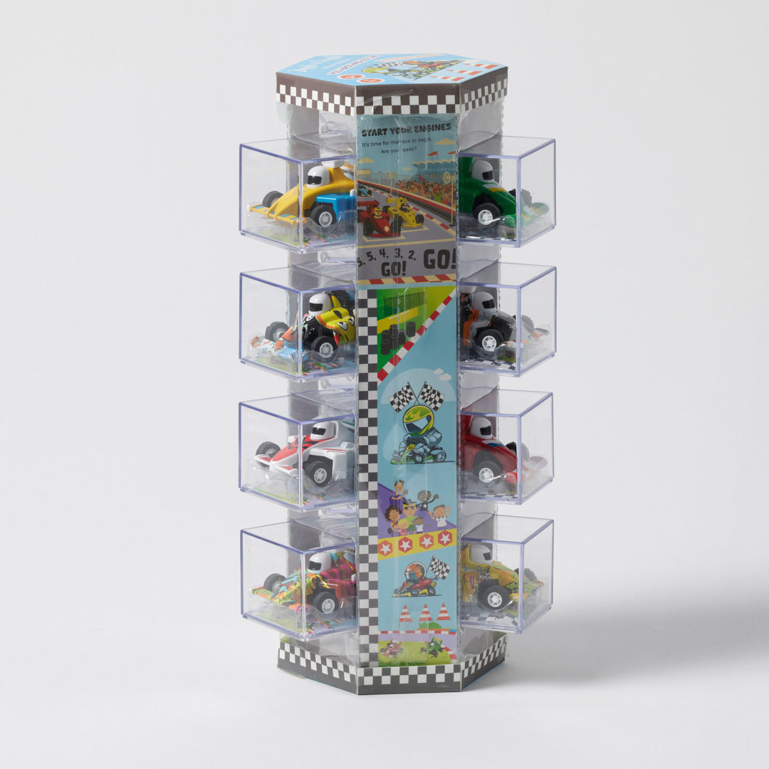 Jiggle & Giggle Veloce Vehicles Pullback Toy Race Car