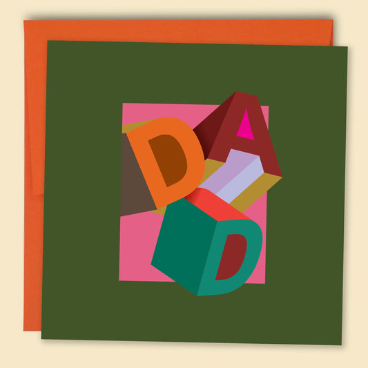 Papernest Dimensional Dad Green Card