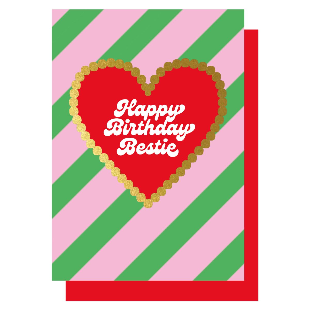 Lucky Ink Happy Birthday Bestie Card
