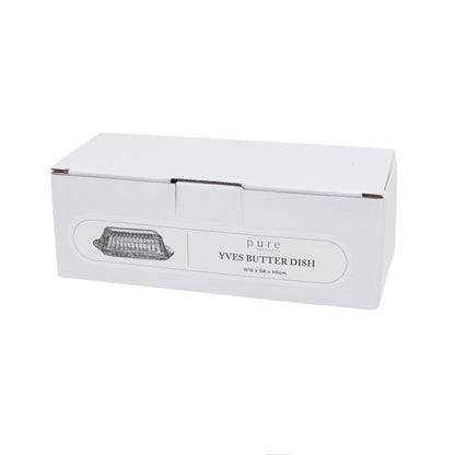 Yves Glass Butter Dish