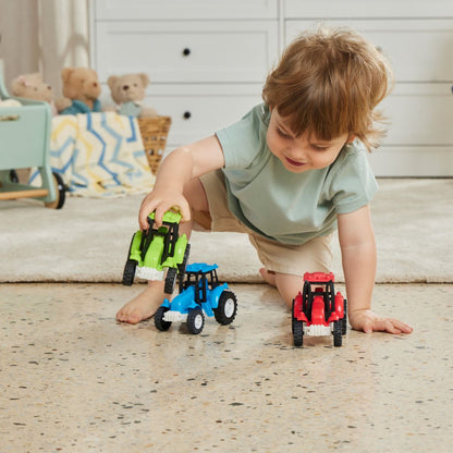 Jiggle & Giggle Bioplastic Farm Tractor 3 Asst Colours