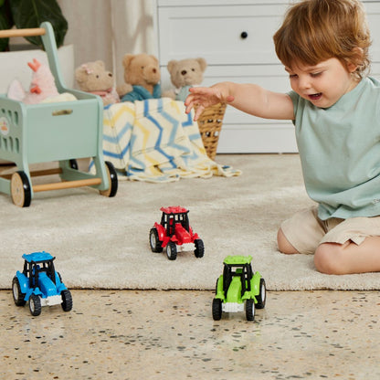 Jiggle & Giggle Bioplastic Farm Tractor 3 Asst Colours