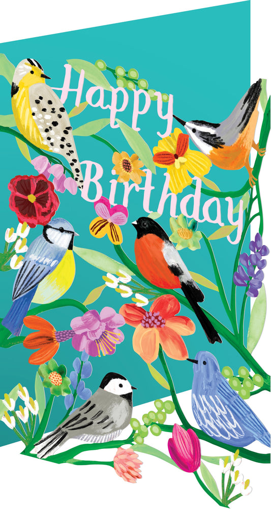 Roger La Borde Birdhaven Lasercut Card