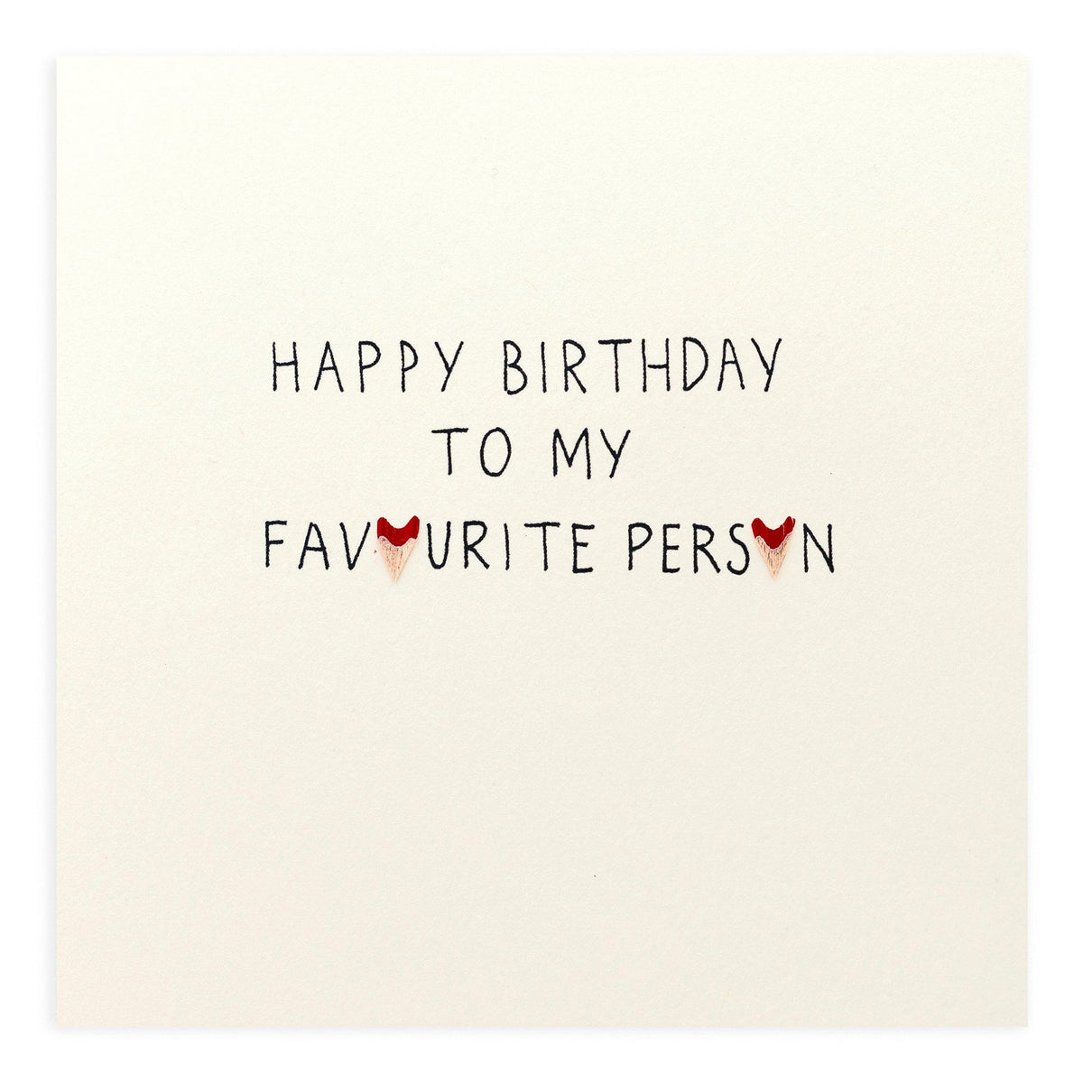 Ruth Jackson Birthday Favourite Card