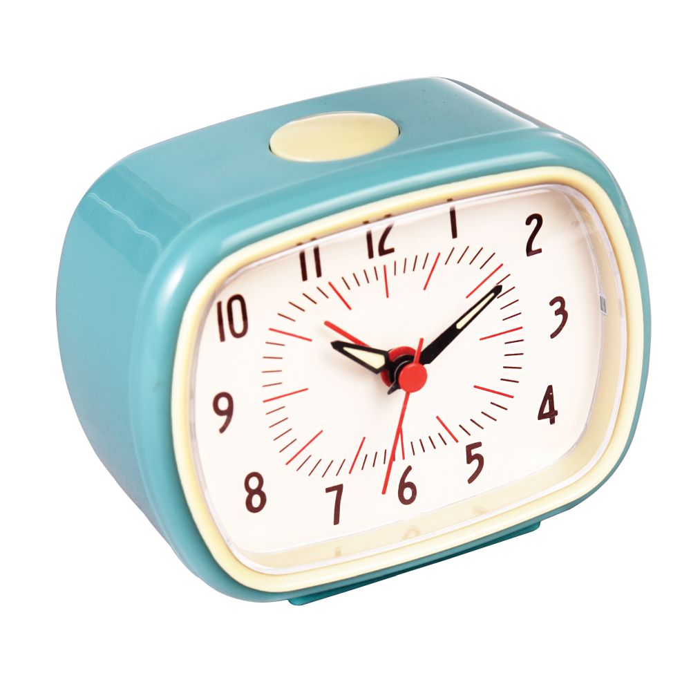 Rex London Retro Alarm Clock - Blue