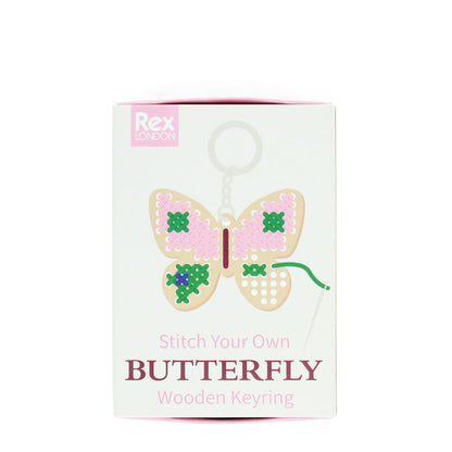 Rex London Stitch Your Own Keyring - Butterfly