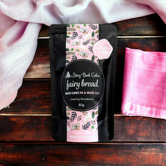 Story Book Cakes Fairy Bread Mud Cake in a Mug 80g