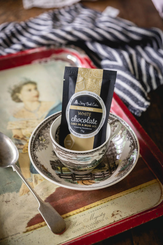 Story Book Cakes Gluten-Free White Chocolate Mud Cake in a Mug 75g
