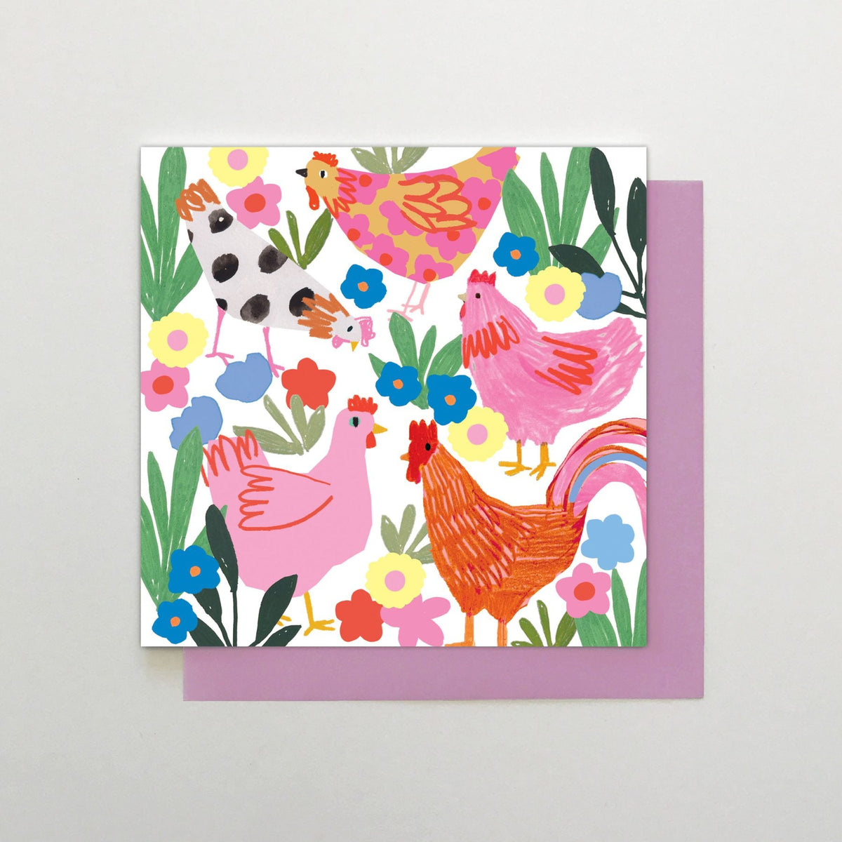 Stop the Clock Chickens Card (Art Card)