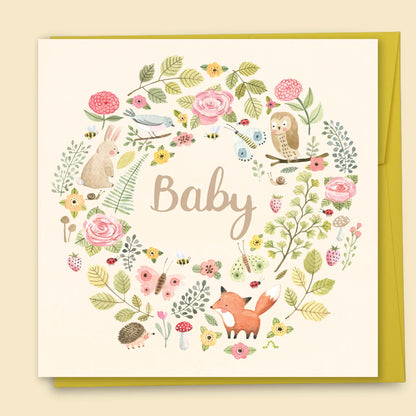 Papernest Baby Forest Creatures Card