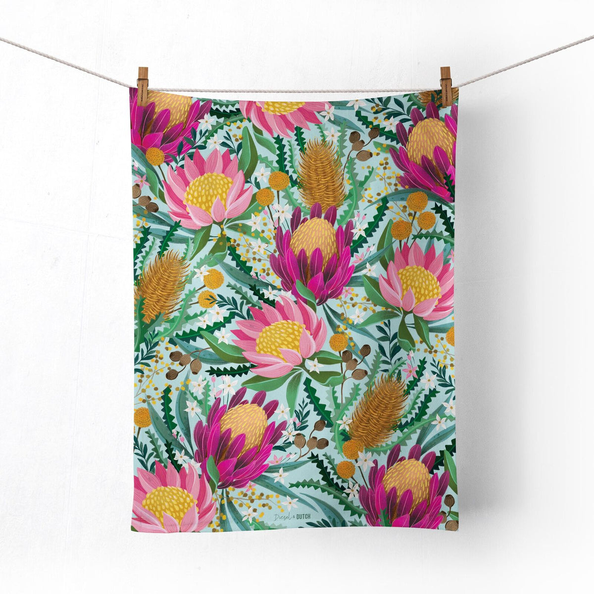 Diesel & Dutch Bushland Botanicals Microfibre Tea Towel
