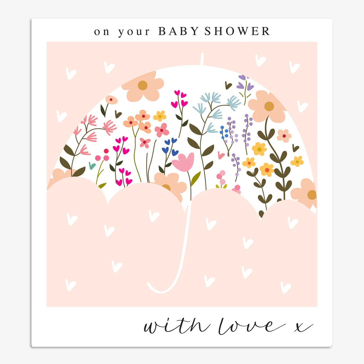 Think of Me On Your Baby Shower Card (Smile)