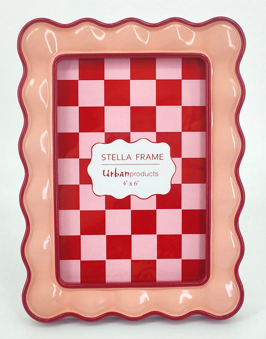 Stella Frame Red & Pink 4x6