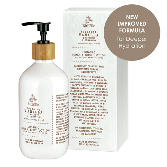 Urban Rituelle Flourish Organics Hand & Body Lotion 500ml - Vanilla