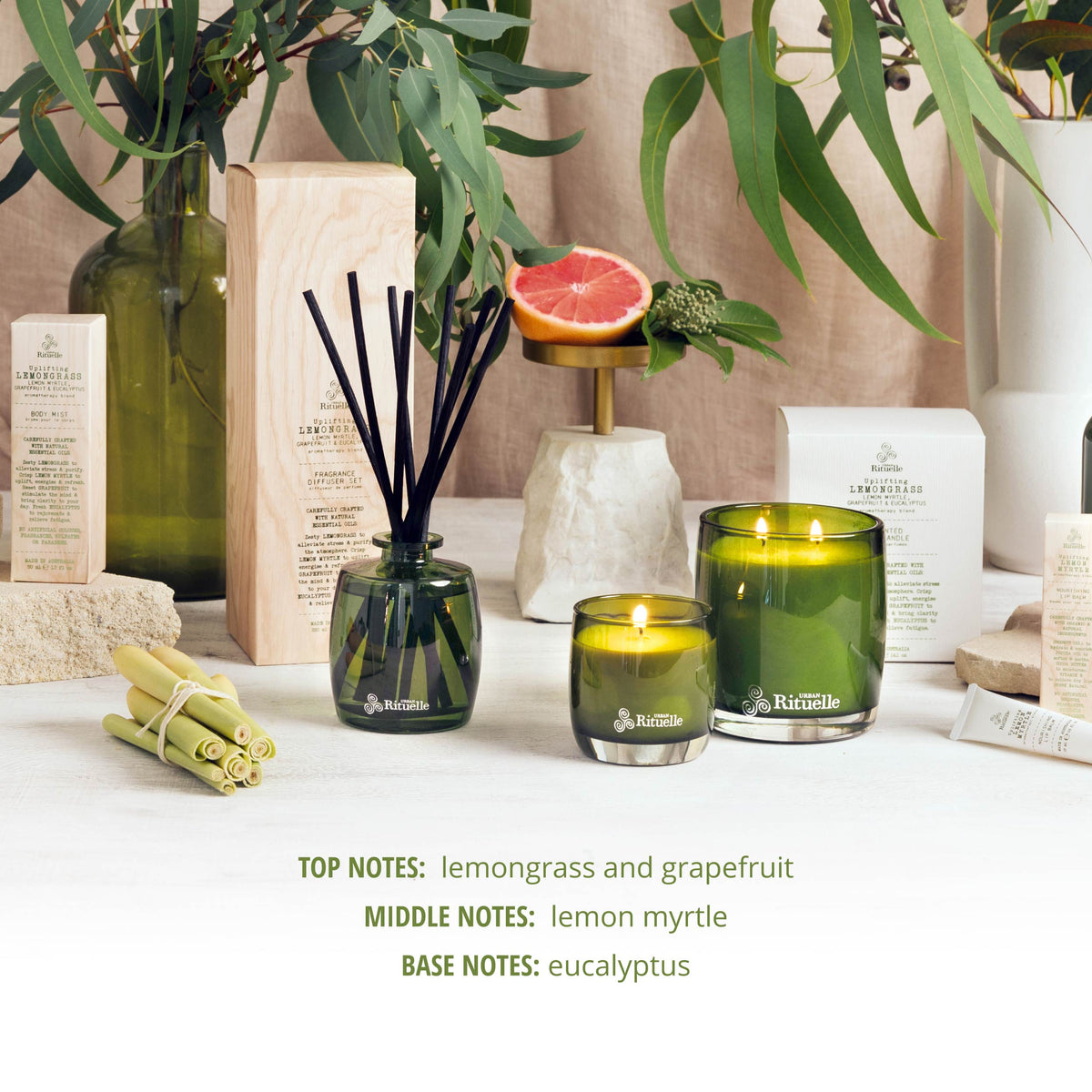 Urban Rituelle Flourish Organics Hand Cream 100ml - Lemongrass