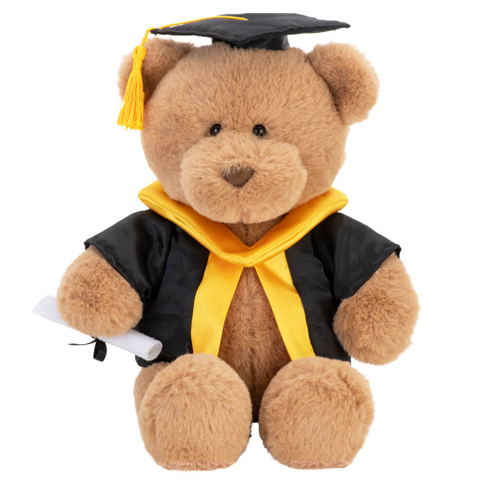 With Heart Graduation Bear Large with Scroll 33cm