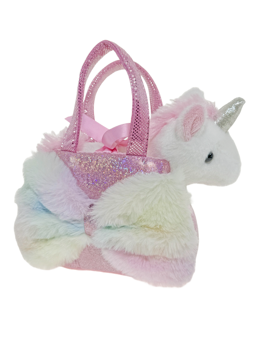 Big Bow Fluffy Pink Unicorn Fancy Pal