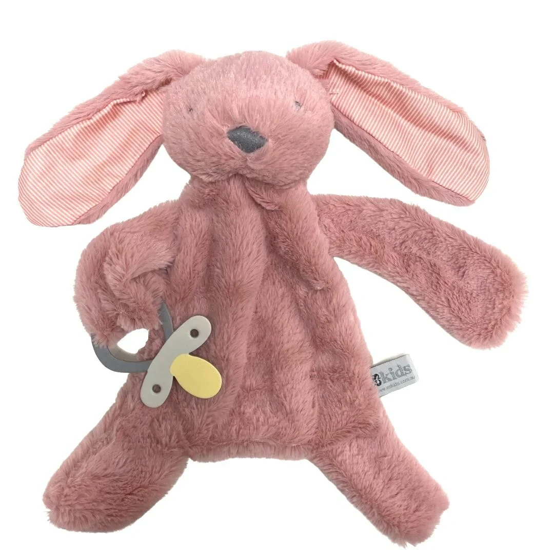 Bunny Comforter with Dummy Holder