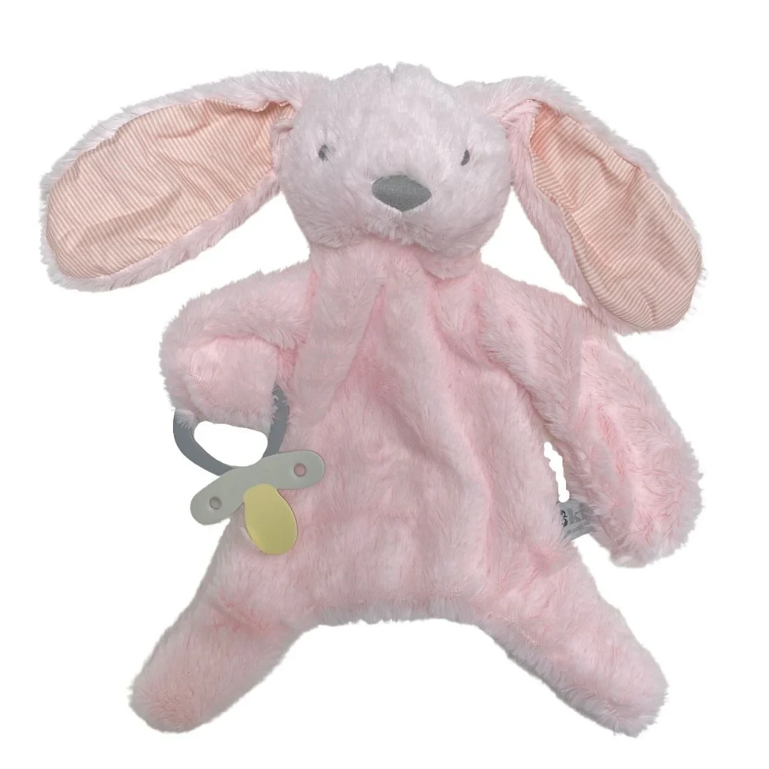 Bunny Comforter with Dummy Holder