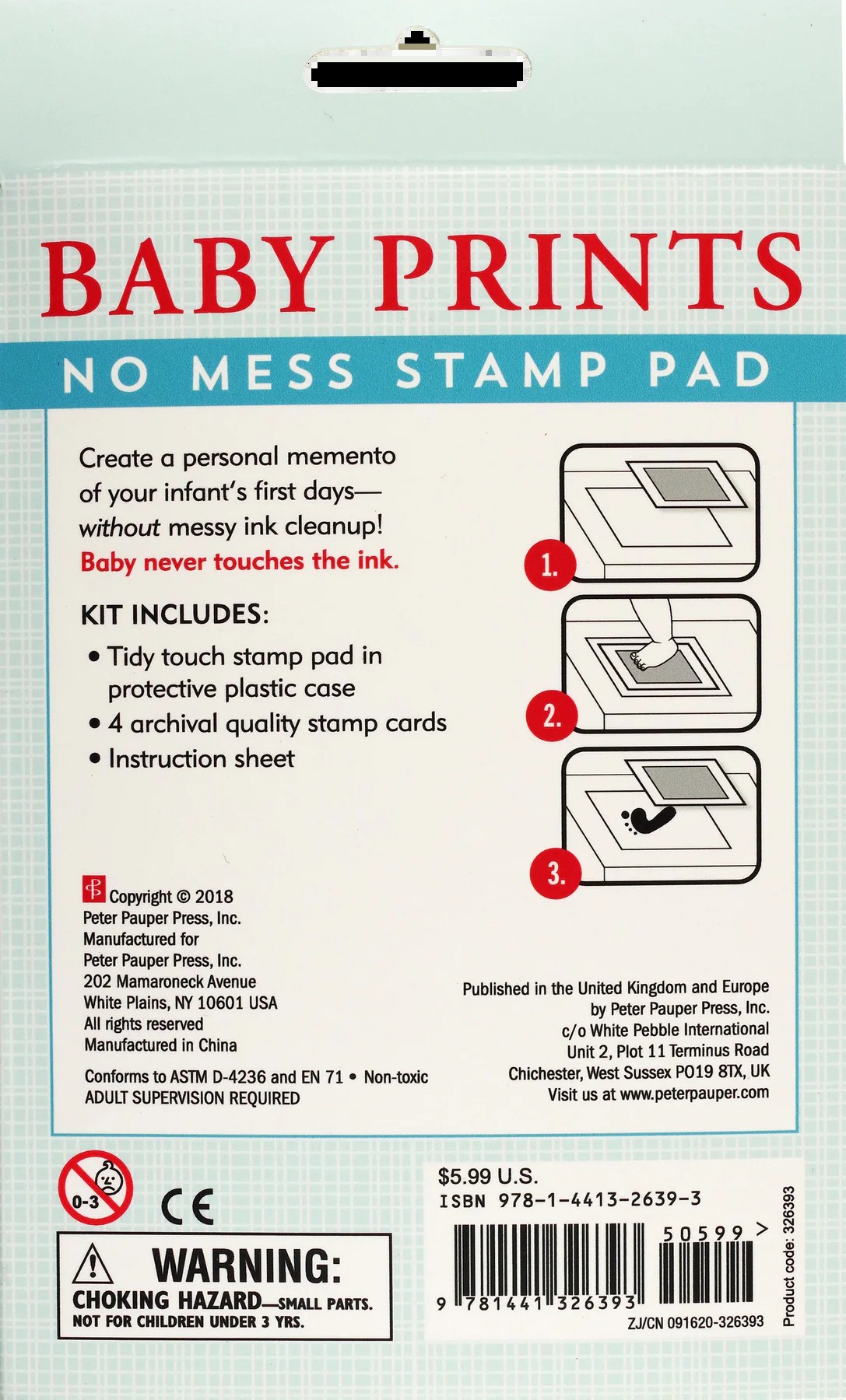 Baby Prints No Mess Stamp Pad