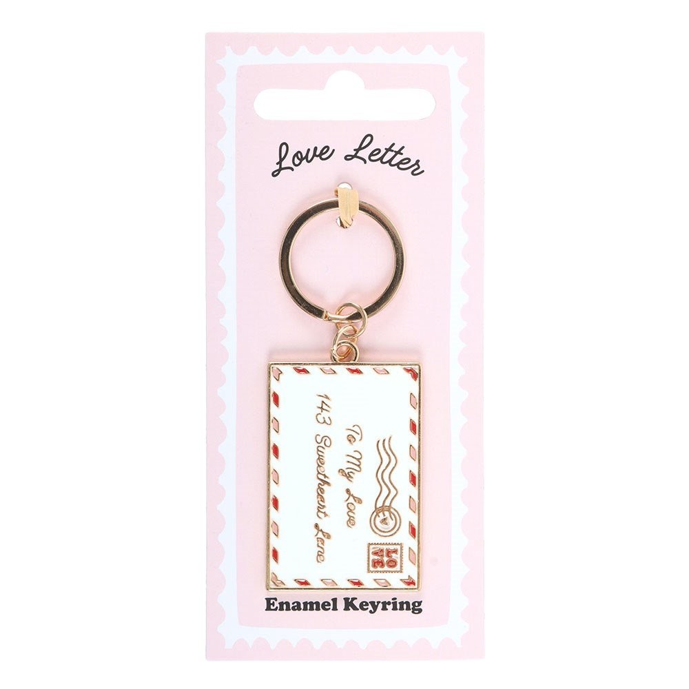 Love Letter Enamel Keyring